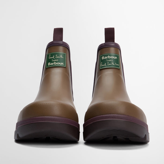 Paul Smith loves Barbour - Tan Ankle Wellingtons - Nigel Clare