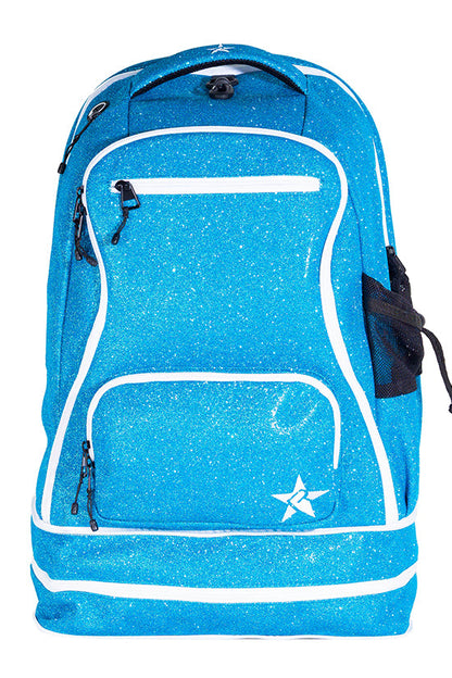 Peacock Rebel Dream Bag with White Zipper