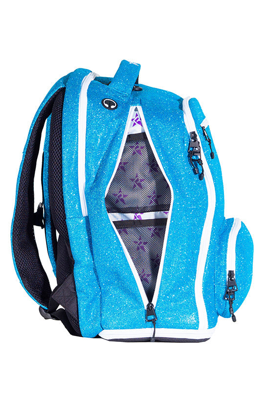 Peacock Rebel Dream Bag with White Zipper