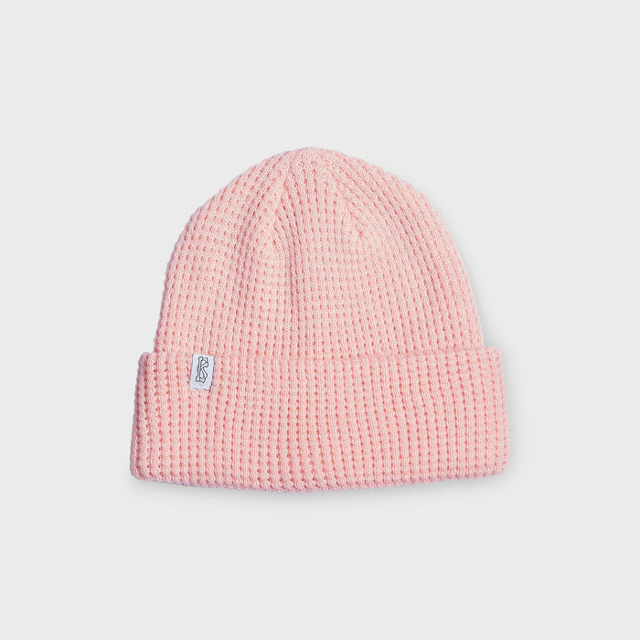 Pink Bits - Waffle Knit Beanie