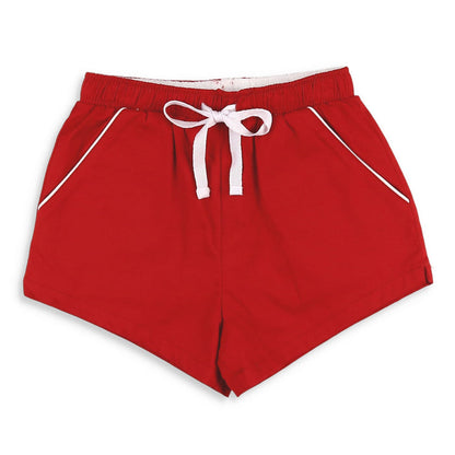 Red Twill Shrimp Shorts - red shrimp shorts boys bottoms matching shrimp and grits kids clothing