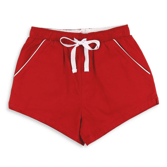 Red Twill Shrimp Shorts - red shrimp shorts boys bottoms matching shrimp and grits kids clothing