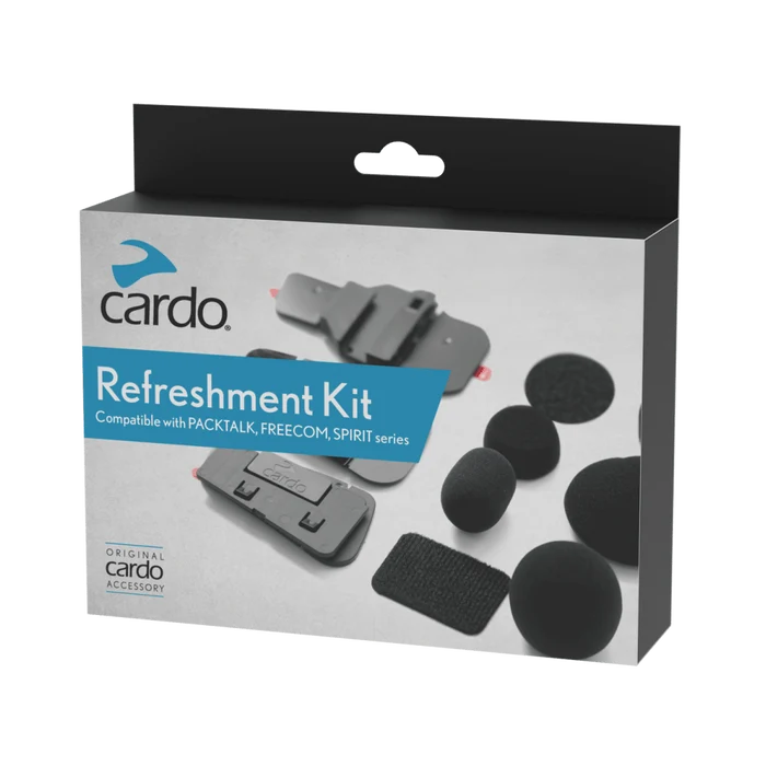 REFRESHMENT KIT FOR PACKTALK/ FREECOM X/SPIRIT SERIES: Revamp your unit with the Refreshment Kit, which includes:


PADS &amp