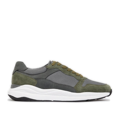 Remus - Albi Suede Trainers in Green - Nigel Clare