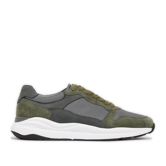 Remus - Albi Suede Trainers in Green - Nigel Clare