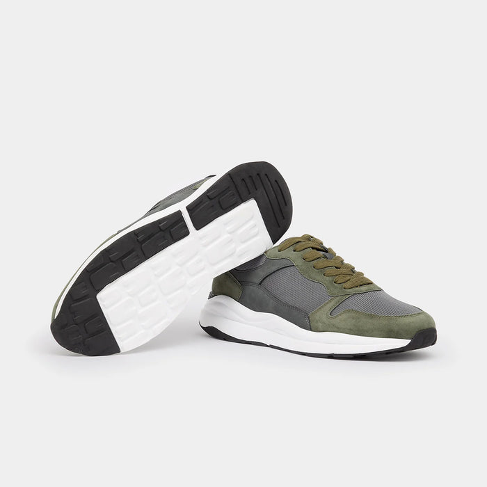 Remus - Albi Suede Trainers in Green - Nigel Clare