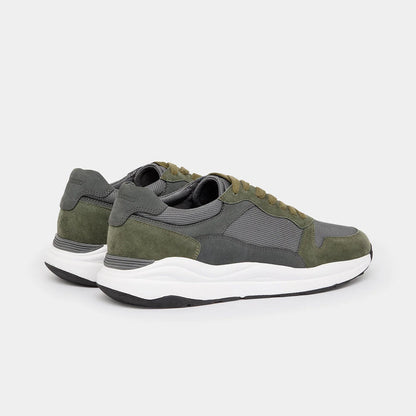 Remus - Albi Suede Trainers in Green - Nigel Clare