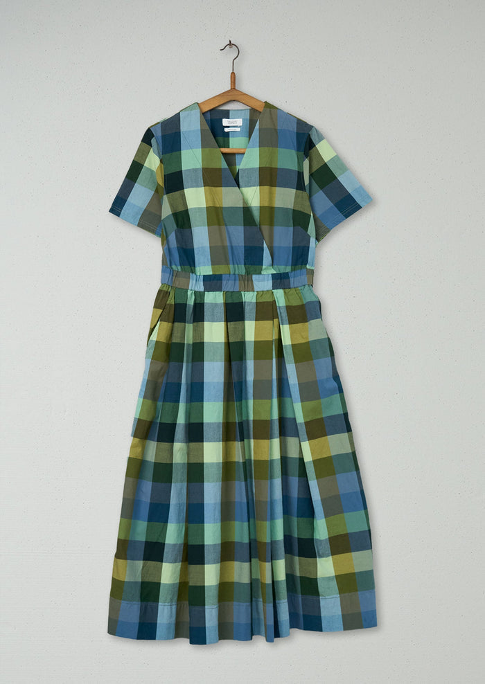 Reworn Check Cotton Dress Size 12 (1148) | Juniper