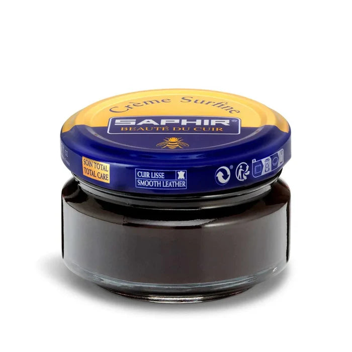 SALE - Saphir Creme Surfine Cream shoe polish 50ml