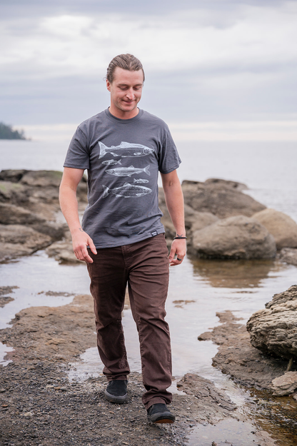 SALMON- Unisex Organic Cotton Tee