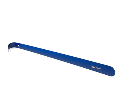Saphir Large Blue Metal Shoe Horn