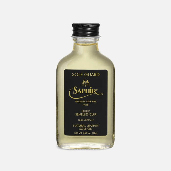 Saphir Sole Guard bottle on a white background