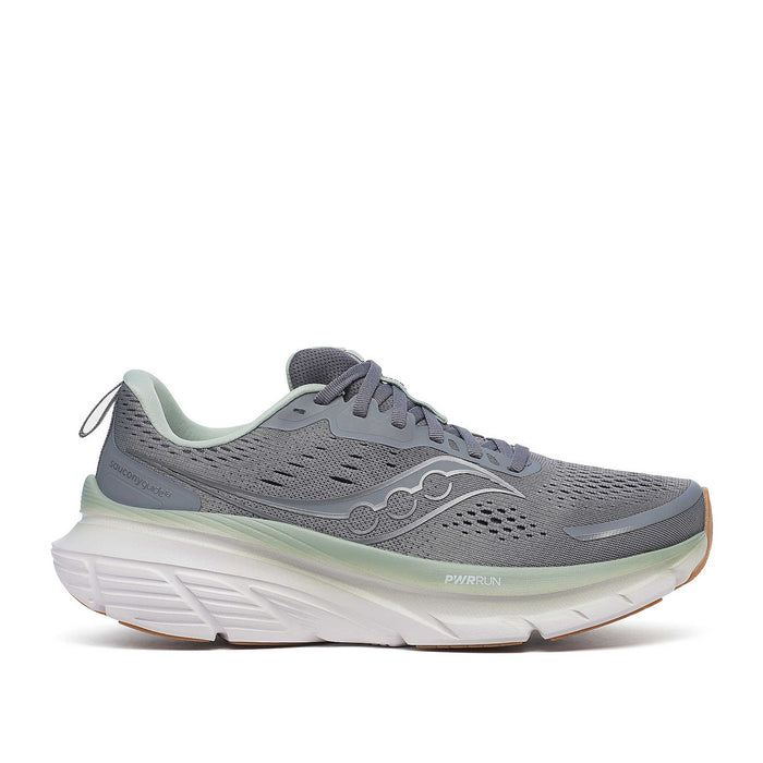 Saucony - Guide 18 Trainers in Carbon/Iceberg - Nigel Clare
