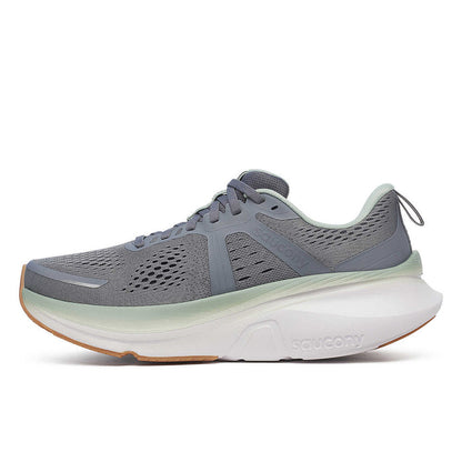 Saucony - Guide 18 Trainers in Carbon/Iceberg - Nigel Clare