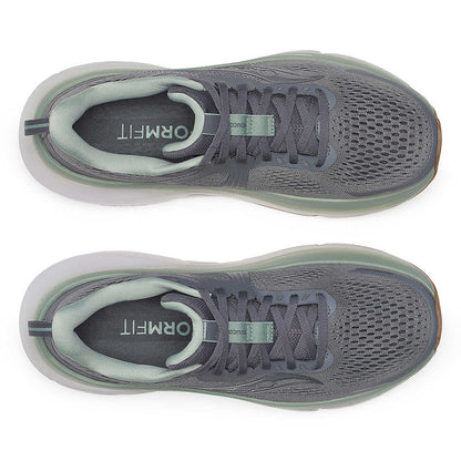 Saucony - Guide 18 Trainers in Carbon/Iceberg - Nigel Clare