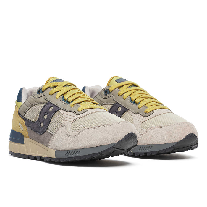 Saucony - Shadow 5000 Crafted Trainers Beige/Olive - Nigel Clare