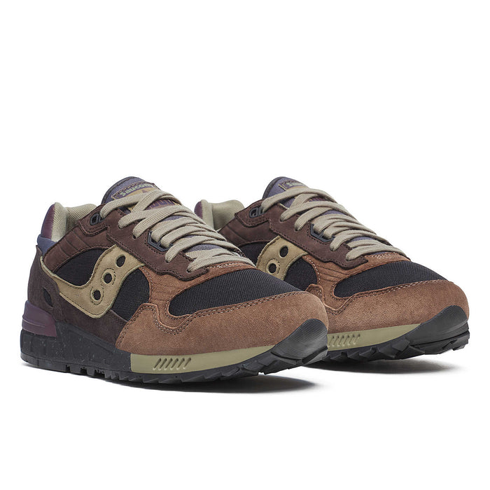 Saucony - Shadow 5000 Crafted Trainers Dark Grey/Plum - Nigel Clare