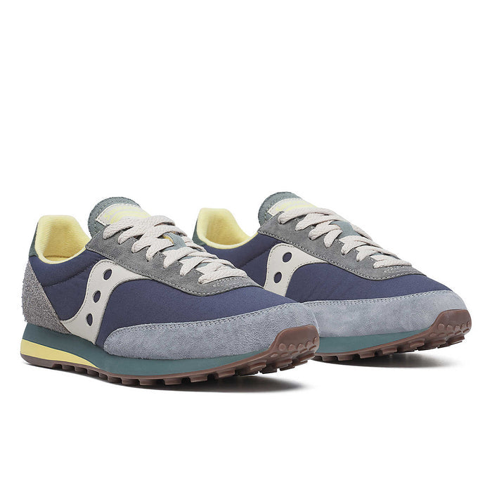 Saucony - Trainer 80 Lux Trainers in Navy/Grey - Nigel Clare