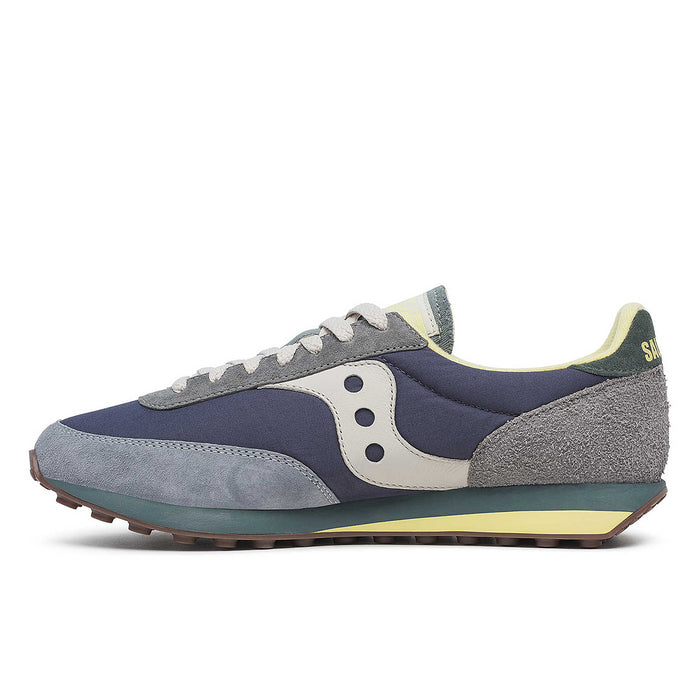 Saucony - Trainer 80 Lux Trainers in Navy/Grey - Nigel Clare