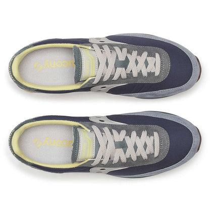 Saucony - Trainer 80 Lux Trainers in Navy/Grey - Nigel Clare