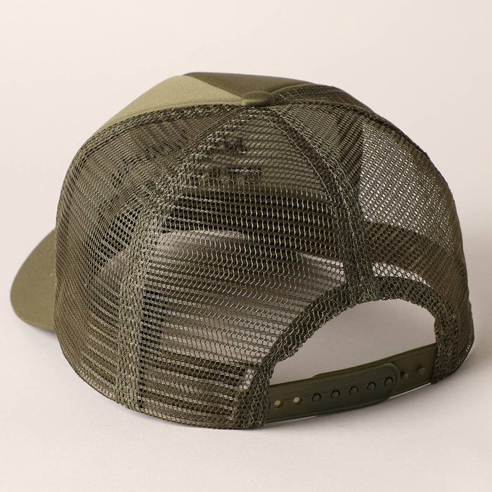 Say Howdy Stay Rowdy Embroidery Mesh Trucker Hat