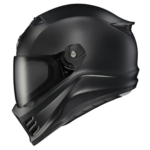 Scorpion Covert FX Helmet Solid: Extremely lightweight TCT-Ultra™ Composite shell provides superior strength and impact dispe