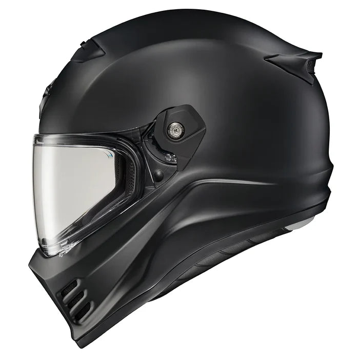 Scorpion Covert FX Helmet Solid: Extremely lightweight TCT-Ultra™ Composite shell provides superior strength and impact dispe