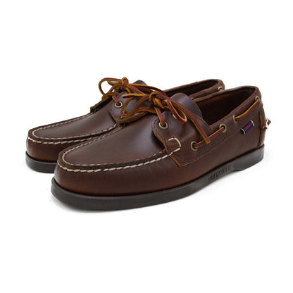 Sebago Dockside Oiled Waxy Deck Shoe - Brown Gum