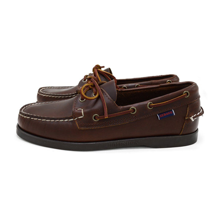 Sebago Dockside Oiled Waxy Deck Shoe - Brown Gum