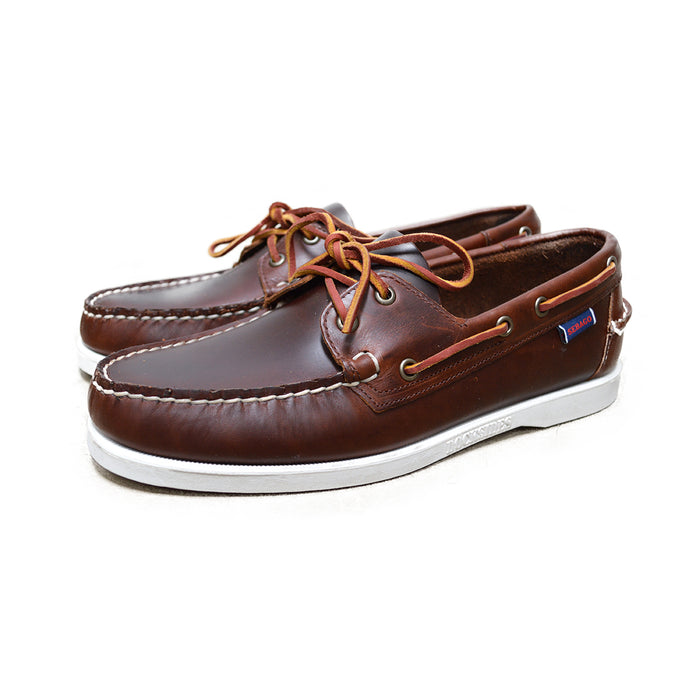 Sebago Dockside Oiled Waxy Deck Shoe - Brown