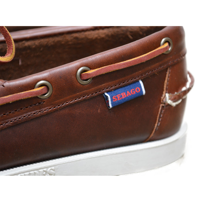 Sebago Dockside Oiled Waxy Deck Shoe - Brown