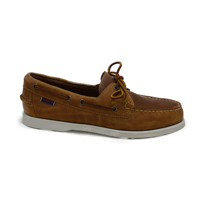 Sebago Dockside Oiled Waxy Deck Shoe - Crazy Horse