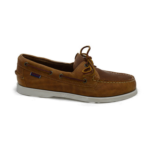 Sebago Dockside Oiled Waxy Deck Shoe - Crazy Horse