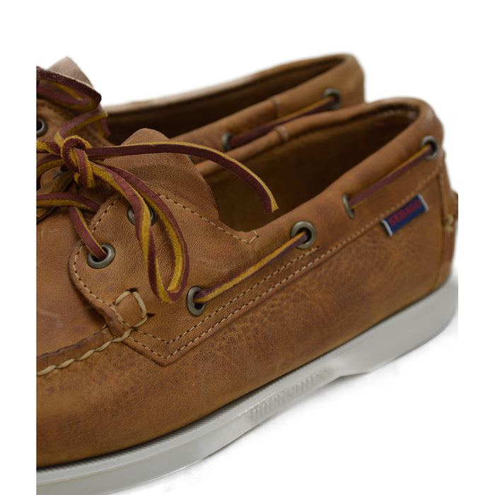Sebago Dockside Oiled Waxy Deck Shoe - Crazy Horse