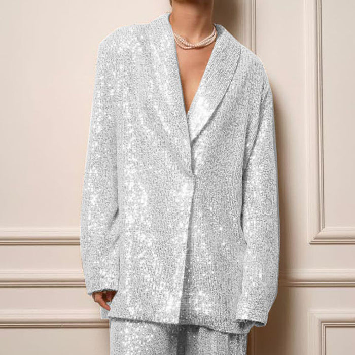 silver-white top / S