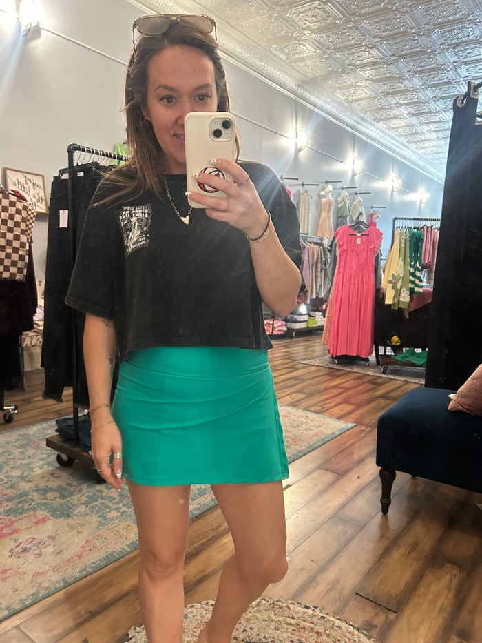 Side Slit Style Activewear Skort