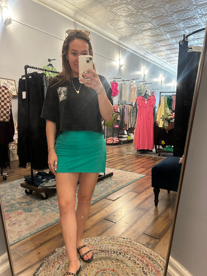Side Slit Style Activewear Skort