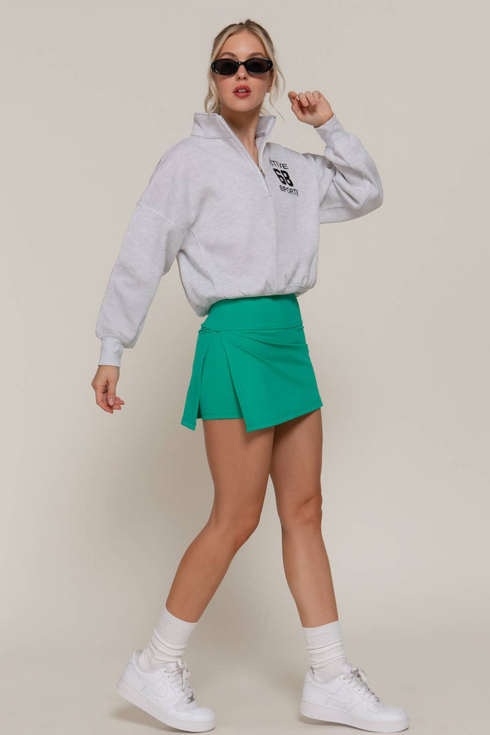 Side Slit Style Activewear Skort