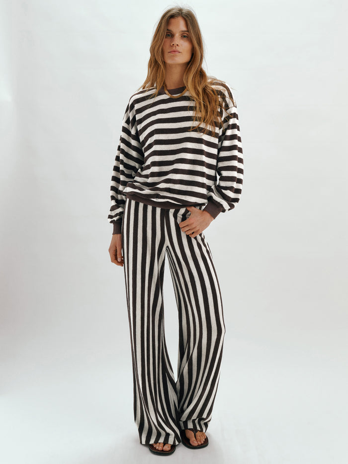 Truffle Ivory Stripe