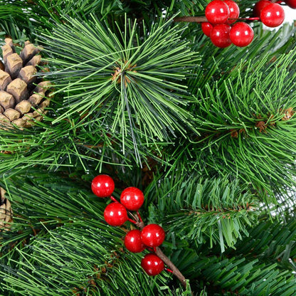 Small Decorated Artificial Pine Christmas Tree 2ft