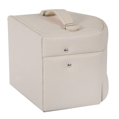 Small Faux Leather Jewellery Box With Three Drawers