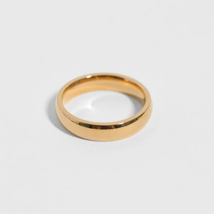 Stainless Steel Blank Gold Ring