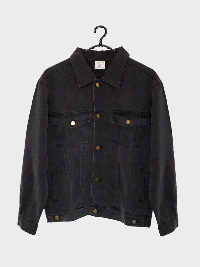 Stay Bad Denim Jacket  - Black Wash