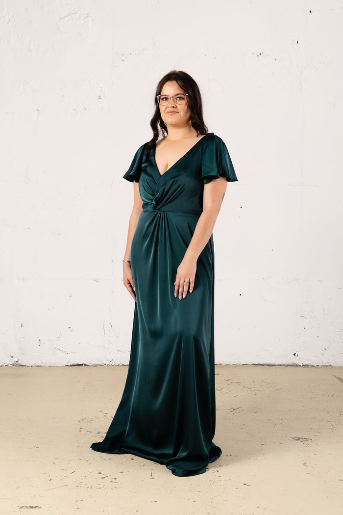 Stevie Satin Dress - Dress - JOUNE
