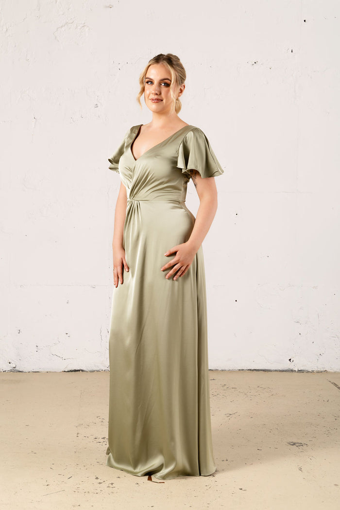 Stevie Satin Dress - Dress - JOUNE