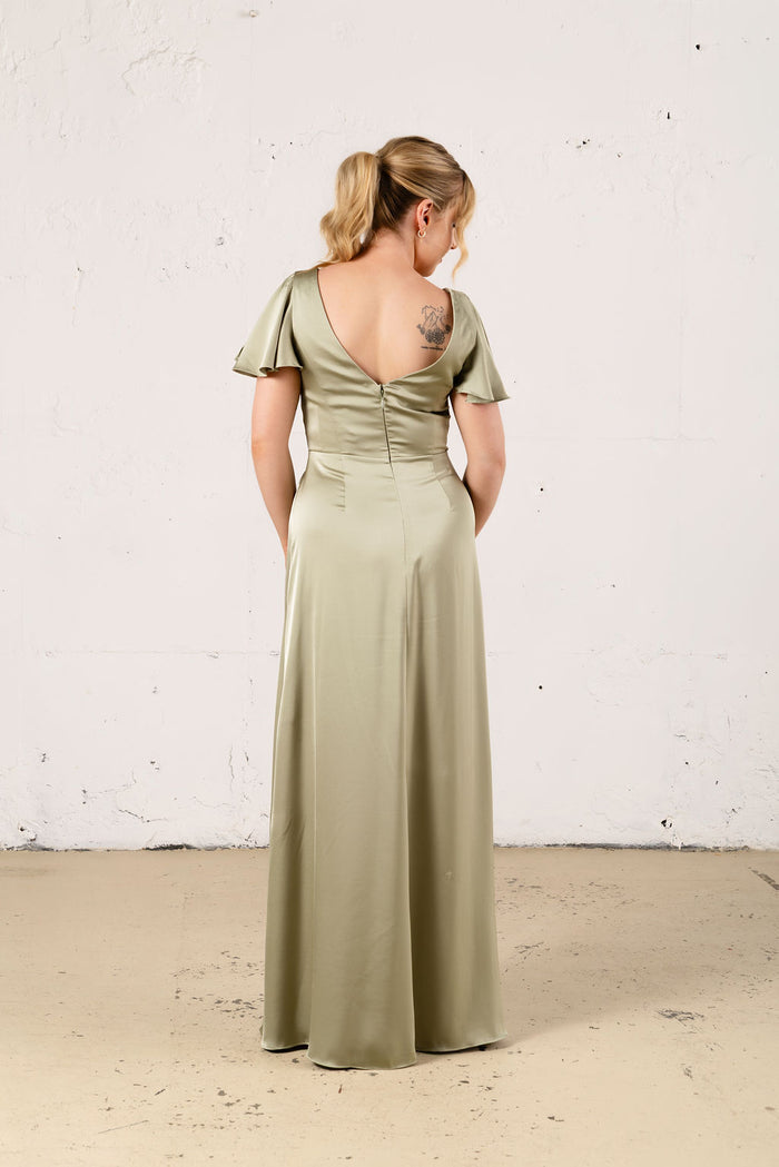 Stevie Satin Dress - Dress - JOUNE