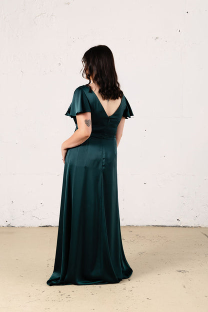 Stevie Satin Dress - Dress - JOUNE