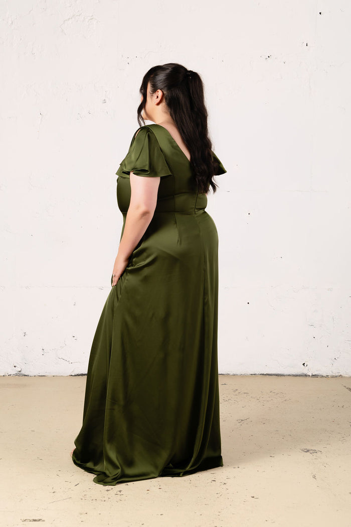 Stevie Satin Dress - Dress - JOUNE