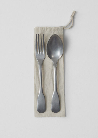 Stonewashed Serving Set | Silver