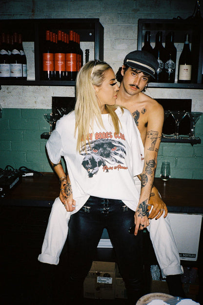 Sx Panther Tee - Vintage White